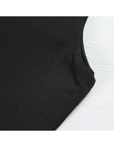 Artfish Women's Sleeveless Strappy Tank Square Neck Double Layer Workout Fitness Casual Basic Crop Tops Artfish Women's Sleeveless Strappy Tank Square Neck Double Layer Workout Fitness Casual Basic Crop Tops