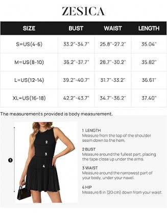 ZESICA Women's Summer Sleeveless Mini Dress 2024 Crewneck Knit A Line Pleated Swing Casual Basic Short Dress