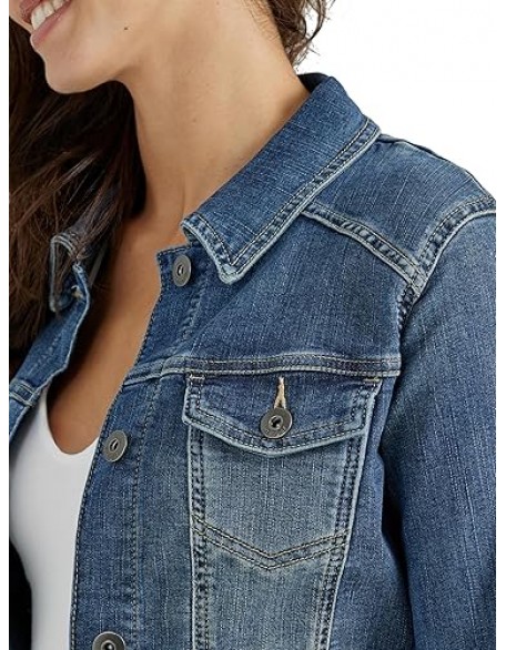 Wrangler Authentics Women's Stretch Denim Jacket