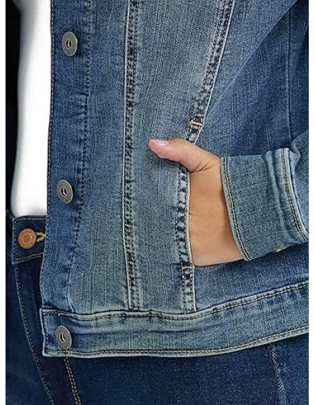 Wrangler Authentics Women's Stretch Denim Jacket