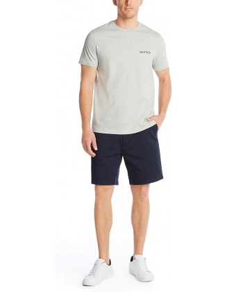 Nautica Men's Short Sleeve Solid Crew Neck T-Shirt