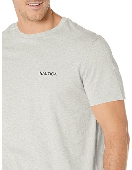 Nautica Men's Short Sleeve Solid Crew Neck T-Shirt