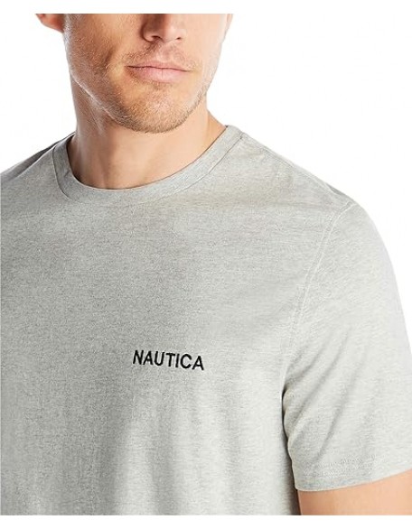 Nautica Men's Short Sleeve Solid Crew Neck T-Shirt